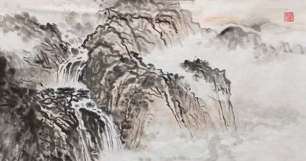 《云壑松泉》