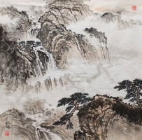《云壑松泉》
